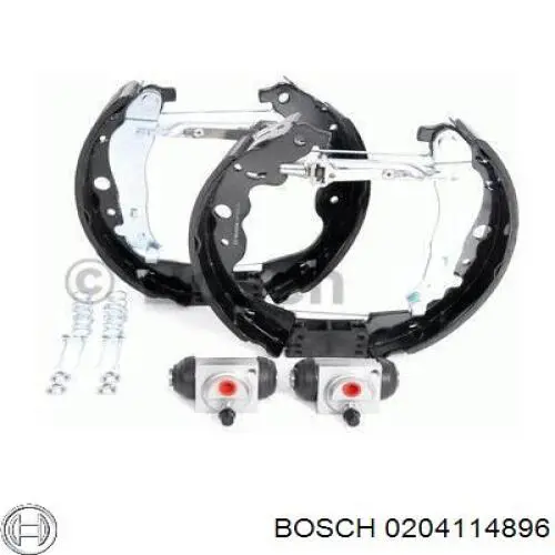 0 204 114 896 Bosch колодки тормозные задние барабанные