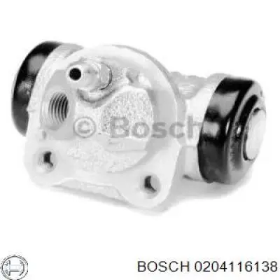 Цилиндр тормозной колесный 0204116138 Bosch