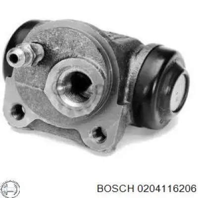 Цилиндр тормозной колесный 0204116206 Bosch