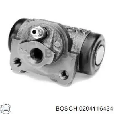 Цилиндр тормозной колесный 0204116434 Bosch