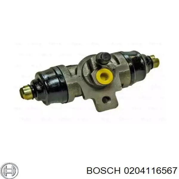 Цилиндр тормозной колесный 0204116567 Bosch