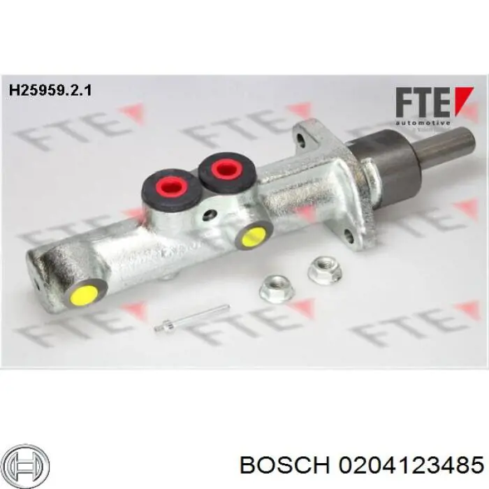 Цилиндр тормозной главный 0204123485 Bosch