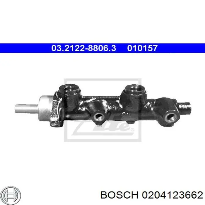 Цилиндр тормозной главный 0204123662 Bosch