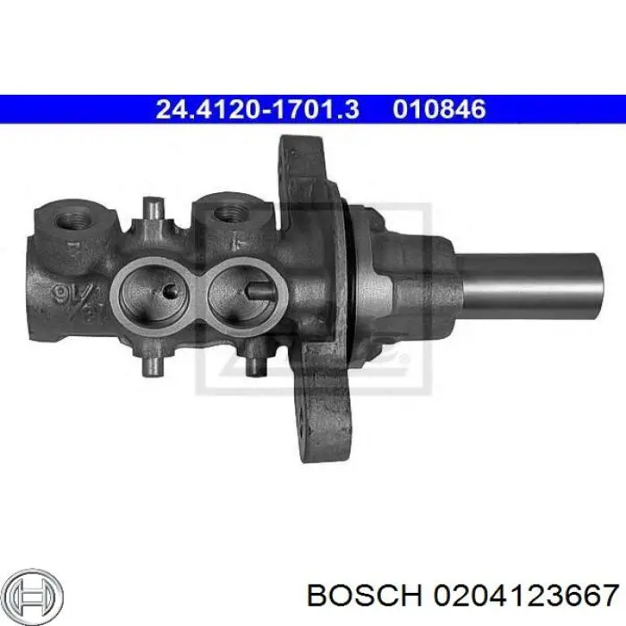 Купить 0204123667 Bosch Главный тормозной цилиндр