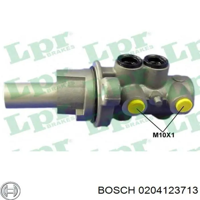 Главный тормозной цилиндр 0204123713 Bosch