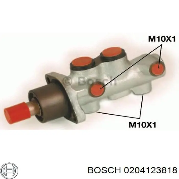 0204123818 Bosch Цилиндр тормозной, главный