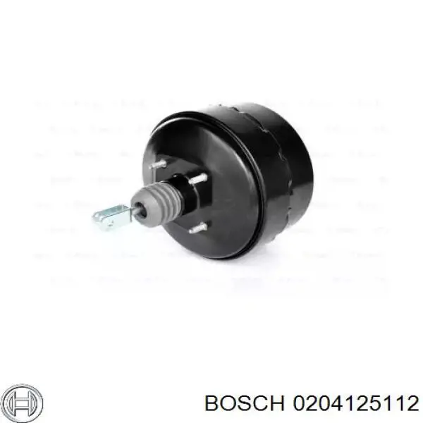 0204125112 Bosch reforçador dos freios a vácuo