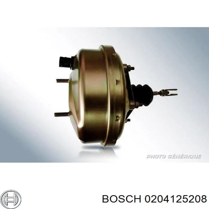 Усилитель тормозов 0204125208 Bosch