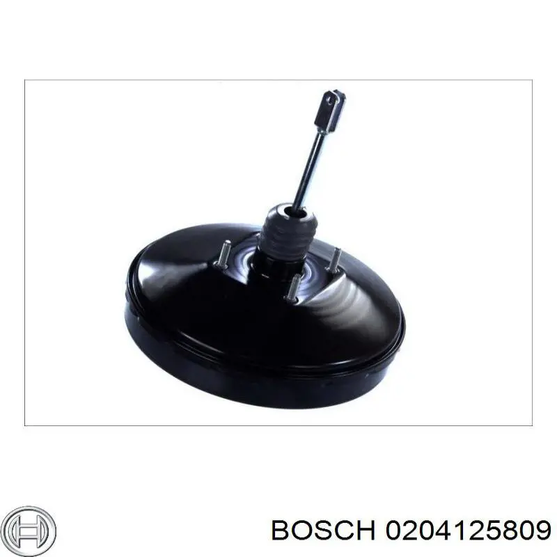 0204125809 Bosch reforçador dos freios a vácuo