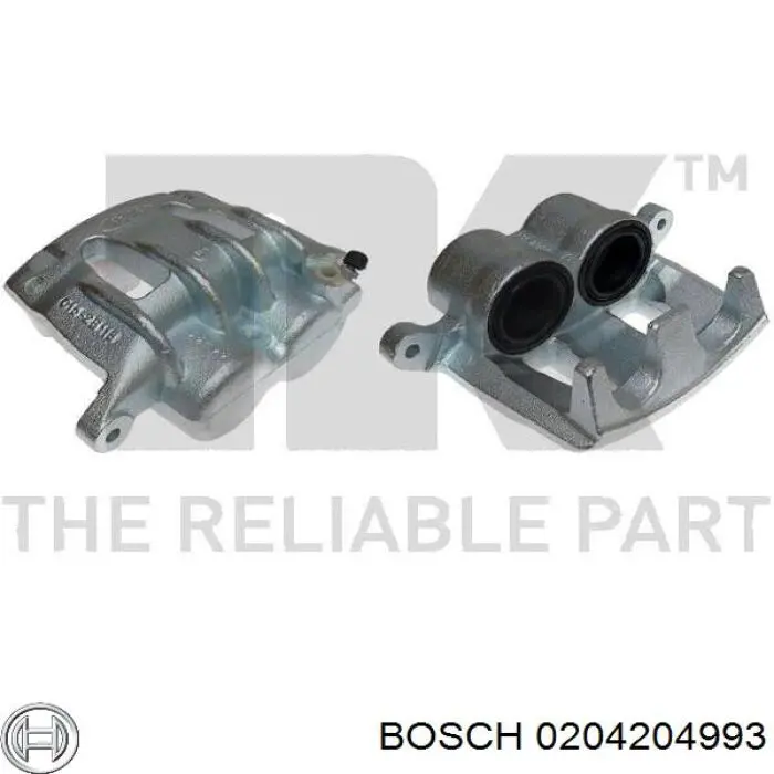 Суппорт тормозной передний правый 0204204993 Bosch