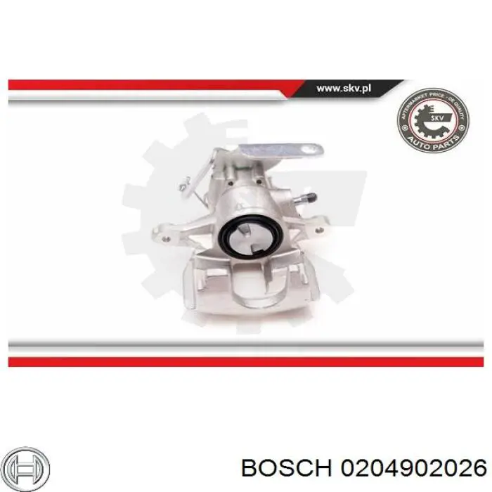 0204902026 Bosch суппорт тормозной задний левый
