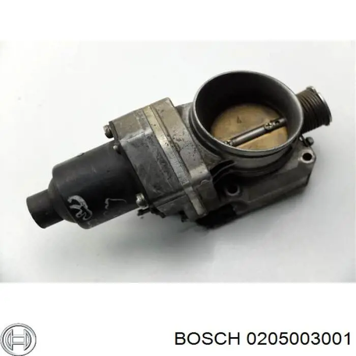 Дроссельная заслонка компрессора наддува 0205003001 Bosch