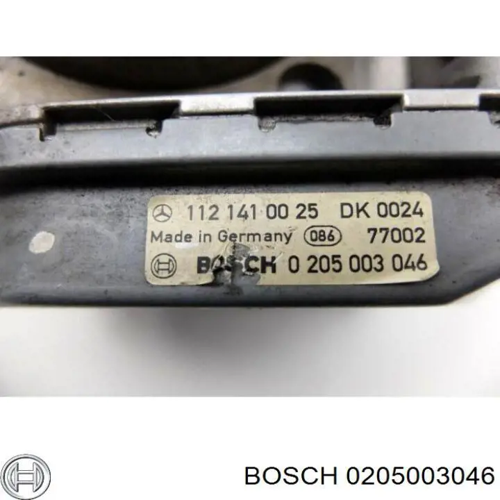 Дроссельная заслонка 0205003046 Bosch