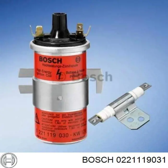 Катушка зажигания 0221119031 Bosch