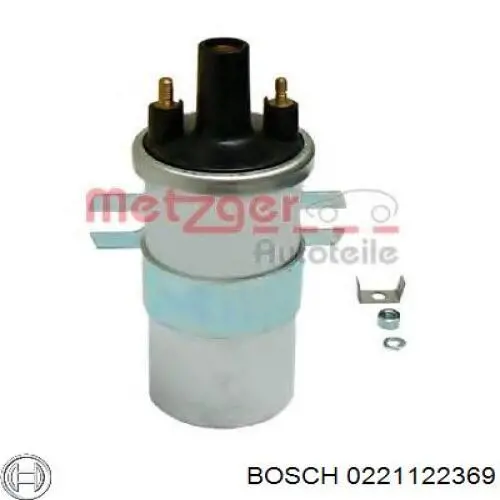 Катушка зажигания 0221122369 Bosch