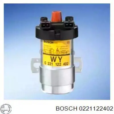 Катушка зажигания 0221122402 Bosch