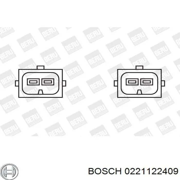 Катушка зажигания 0221122409 Bosch