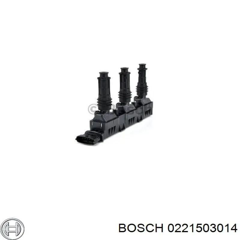 Bobina de encendido 0221503014 Bosch