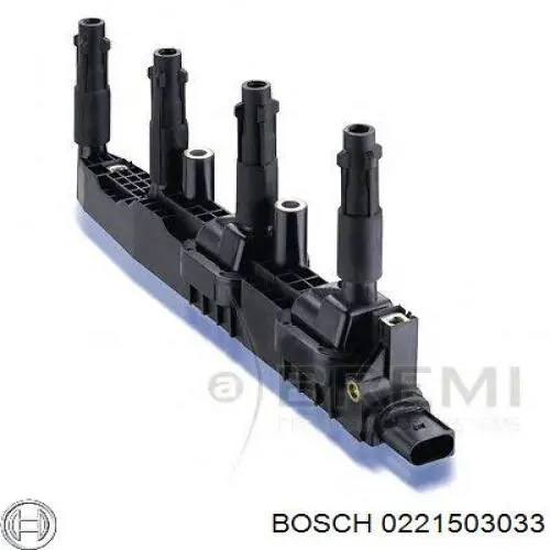 Купить 0221503033 Bosch Катушка зажигания
