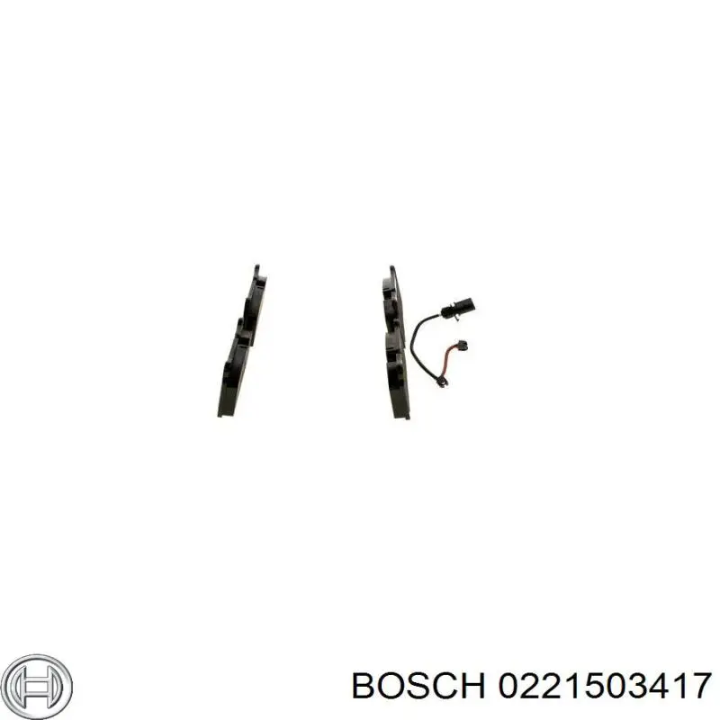 0221503417 BOSCH Bobina original y equivalente