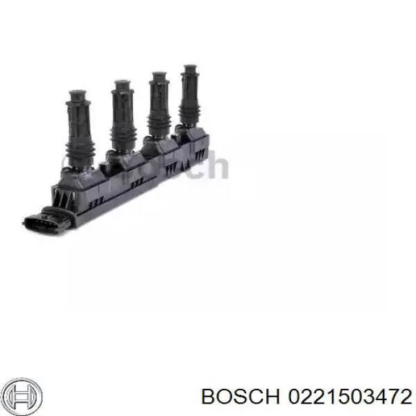 Котушка запалювання 0221503472 Bosch