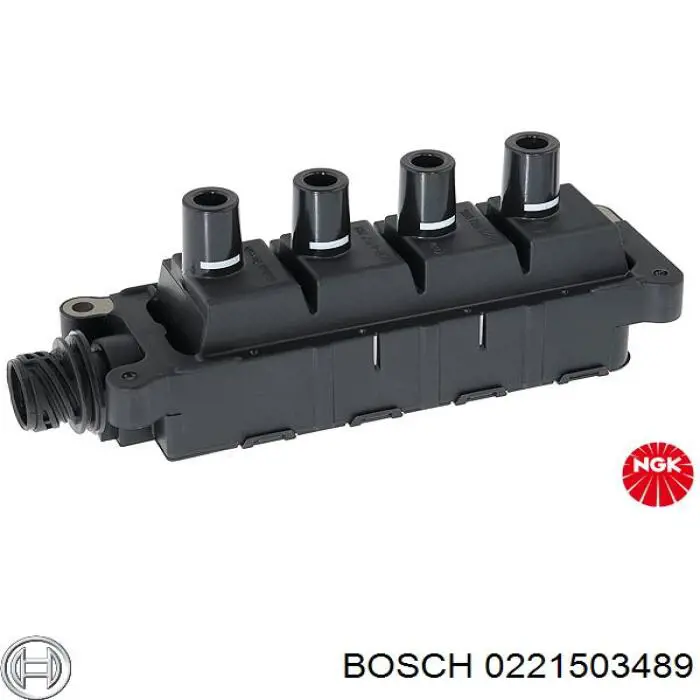 Bobina de encendido 0221503489 Bosch