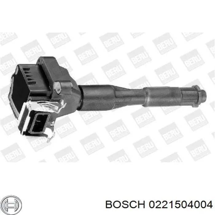 0221504004 BOSCH Bobina original y equivalente