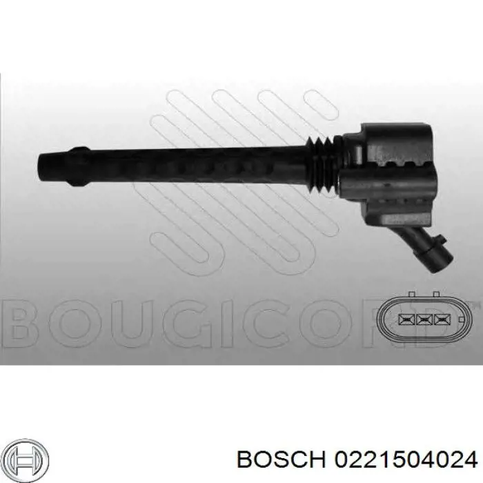 Котушка запалювання 0221504024 Bosch