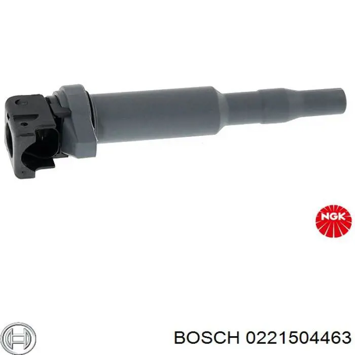 Купить 0221504463 Bosch Катушка зажигания