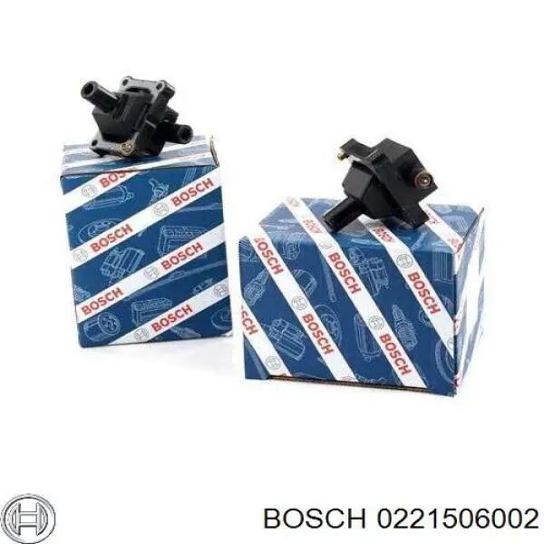 Котушка запалювання 0221506002 Bosch