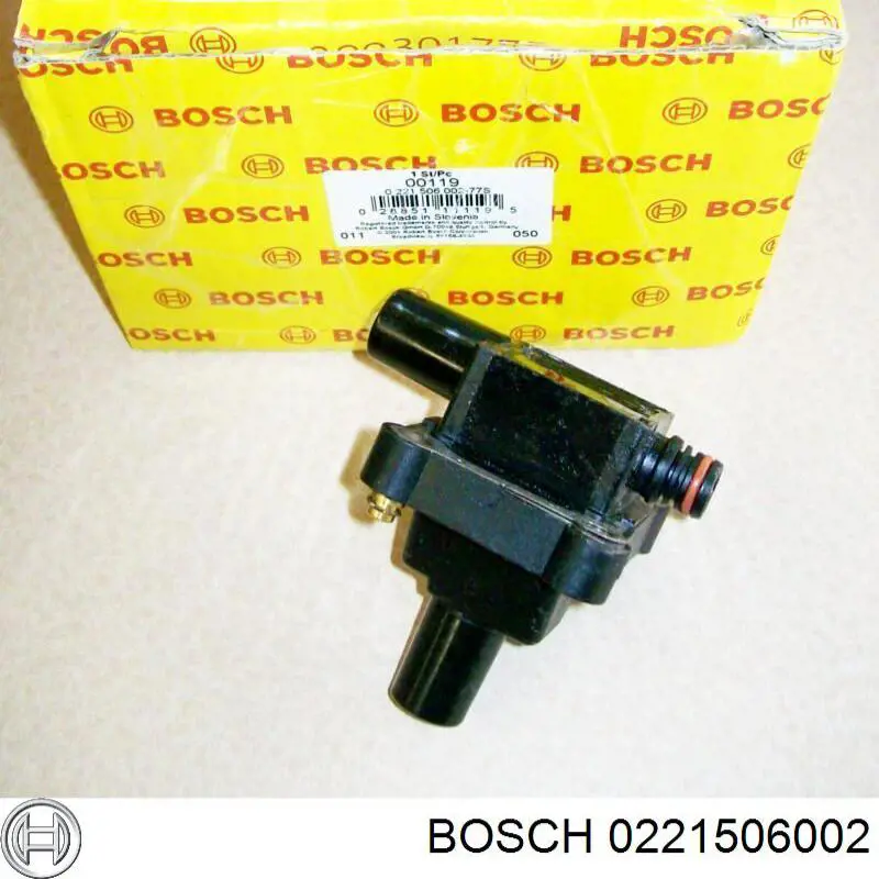 Котушка запалювання 0221506002 Bosch
