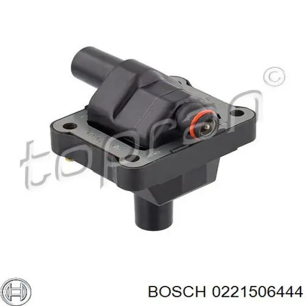Купить 0221506444 Bosch Катушка зажигания
