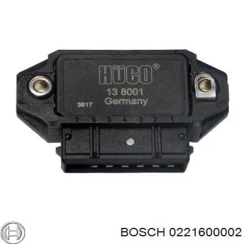 0221600002 Bosch bobina de ignição