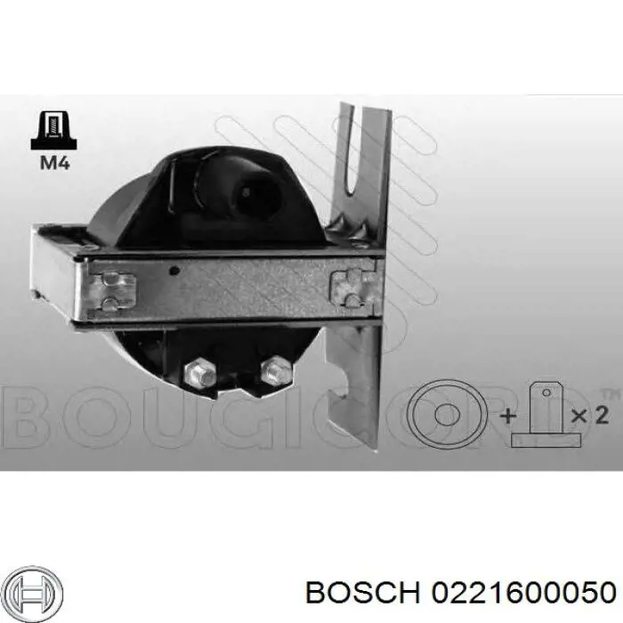 Катушка зажигания 0221600050 Bosch