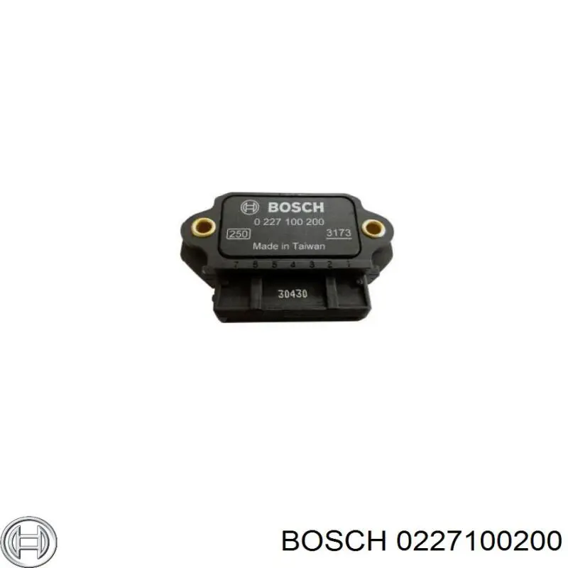 0227100200 Bosch модуль зажигания (коммутатор)
