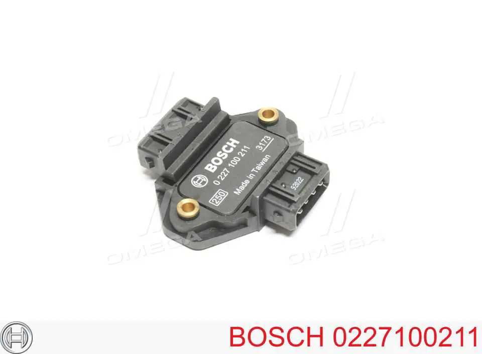 0227100211 Bosch módulo de ignição (comutador)