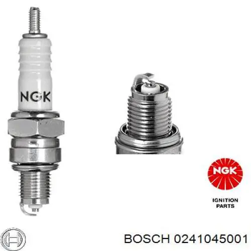 Купить 0241045001 Bosch Свечи автомобильные