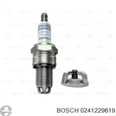 Купить 0241229619 Bosch Свечи автомобильные