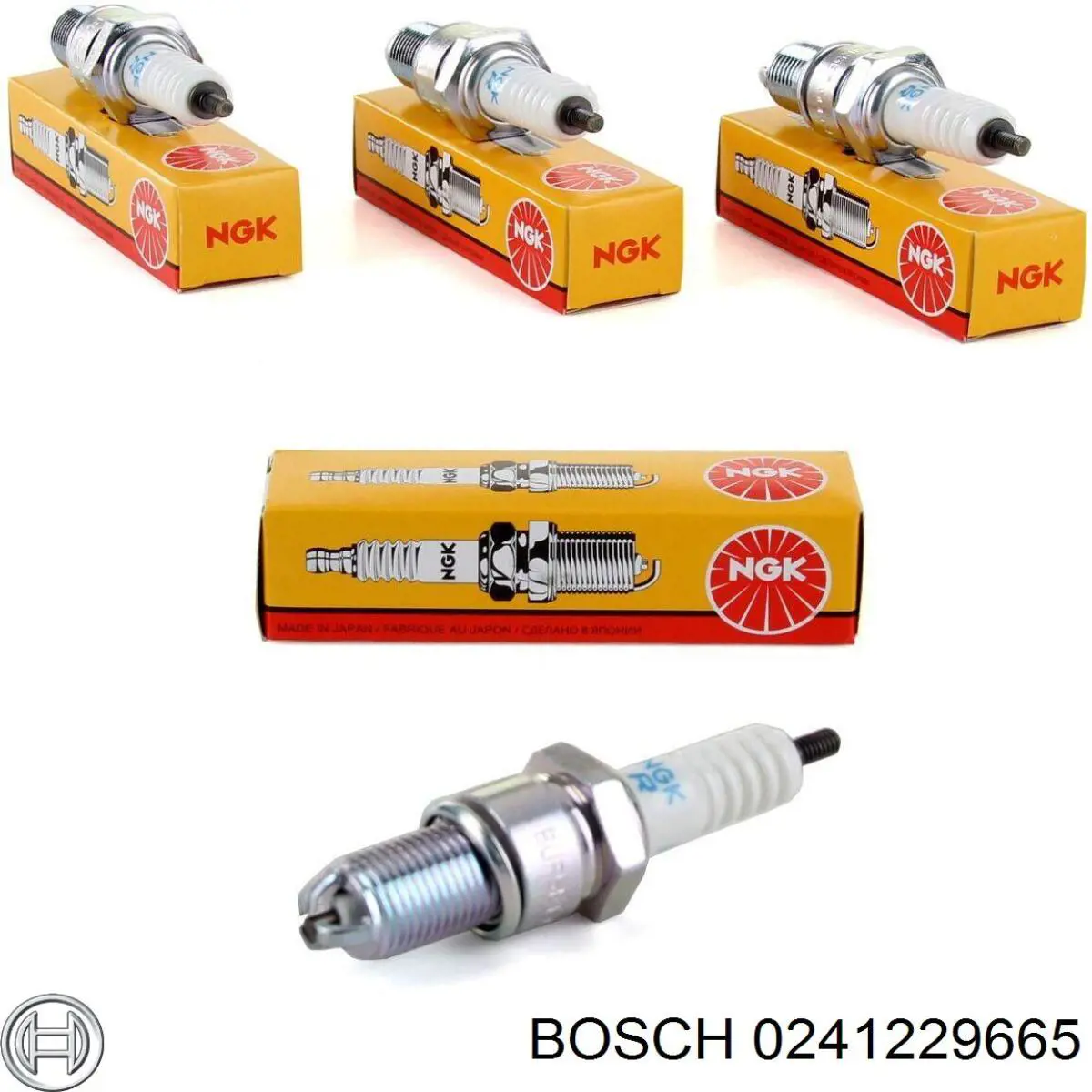 Свеча зажигания Bosch 0241229665 цена, от 164.98 UAH