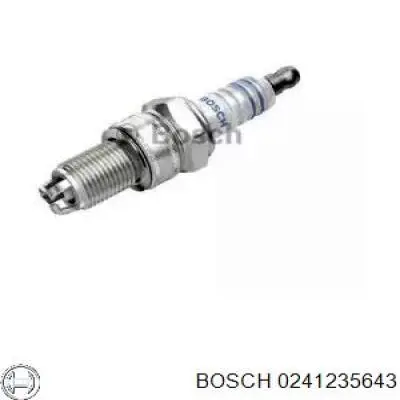 Свечи зажигания 0241235643 Bosch