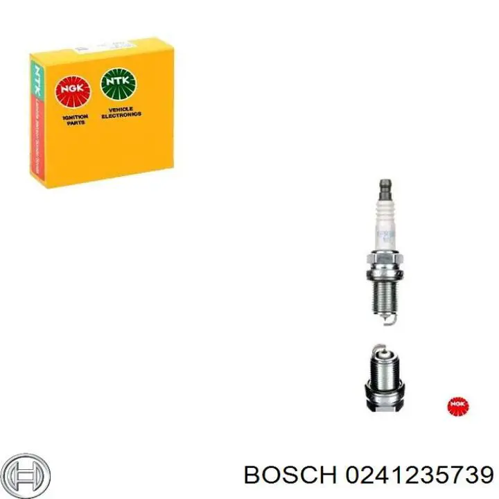 Свеча зажигания Bosch 0241235739 цена, от 12.03 USD
