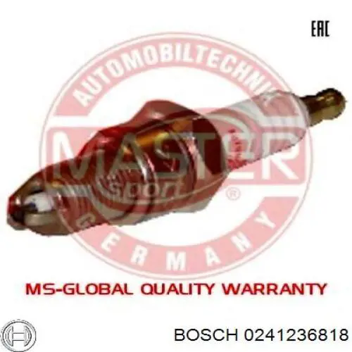 0241236818 Bosch Свечи зажигания