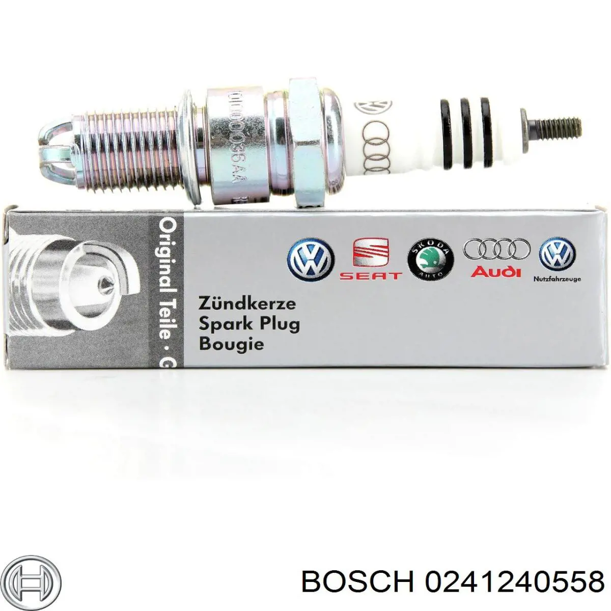 Купить 0241240558 Bosch Свечи автомобильные