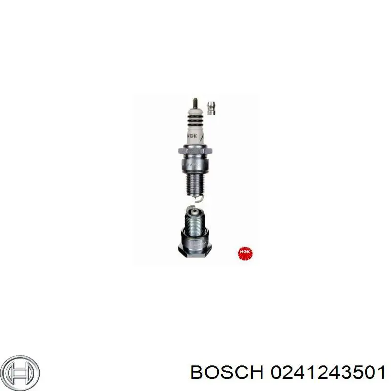 Свечи зажигания 242240555 Bosch