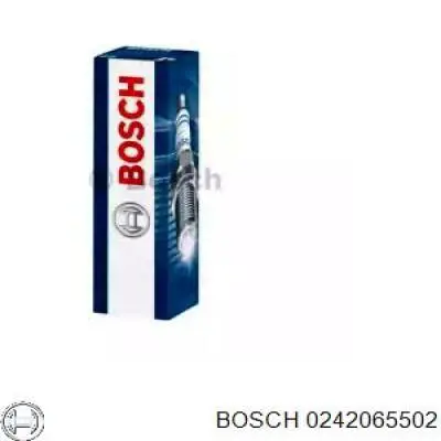 Свечи зажигания 0242065502 Bosch