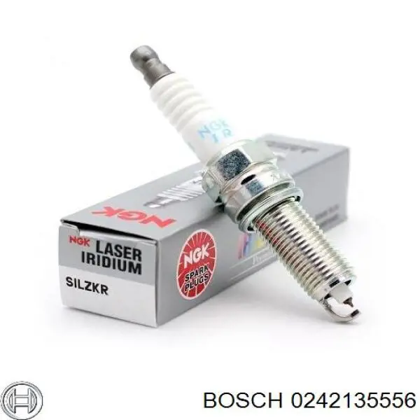 0242135556 Bosch vela de ignição