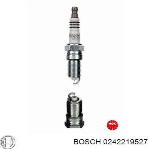 Bujía de encendido 0242219527 Bosch
