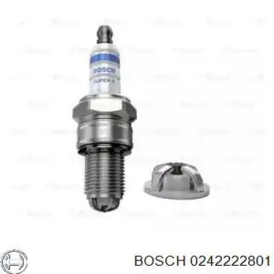 Свеча зажигания Bosch 0242222801 цена, от 2.73 USD