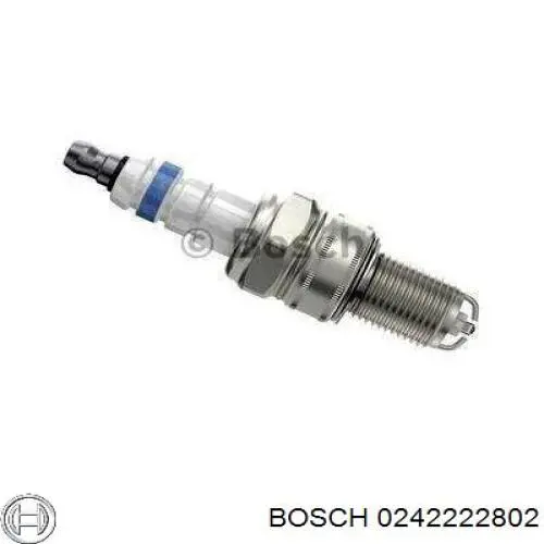0242222802 Bosch vela de ignição