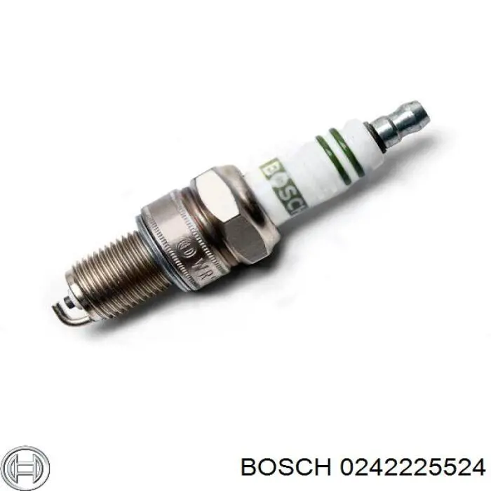 Bujía de encendido 0242225524 Bosch